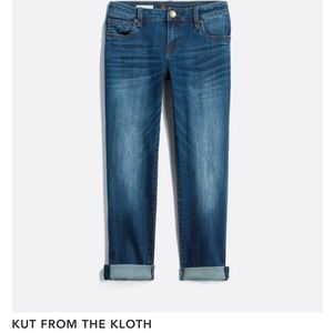 Boyfriend distressed jeans. Size 8. Great condition. Kut From the Kloth